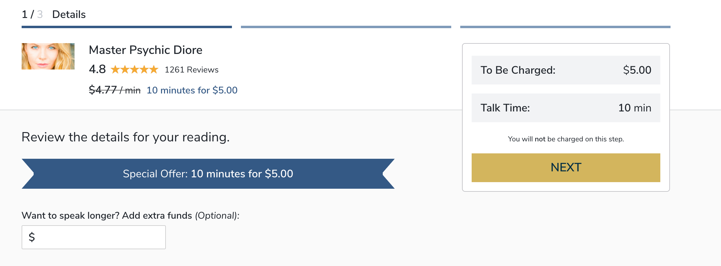 Picking a psychic reader